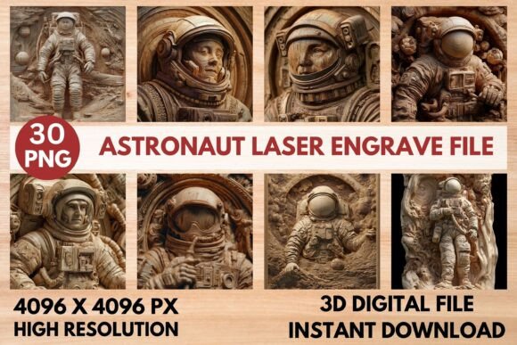 Create Stunning Laser Engravings with Astronaut Design Files