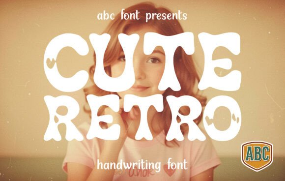 Cute Retro: Sweet and Bubbly Display Font