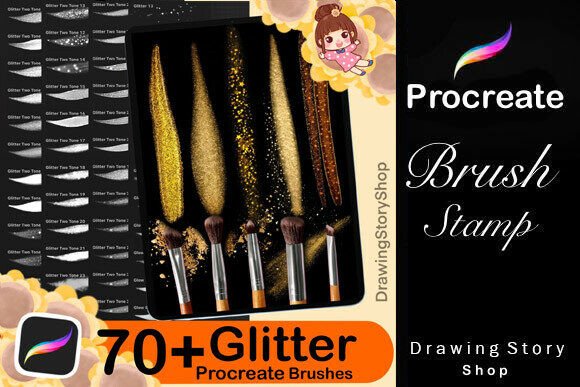 Sparkle & Shine: 70+ Procreate Glitter Brushes for Digital Artists