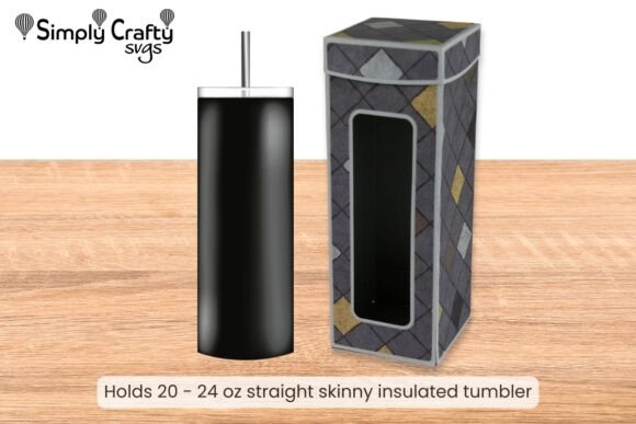 Straight Skinny Tumbler Box SVG: Perfect Packaging
